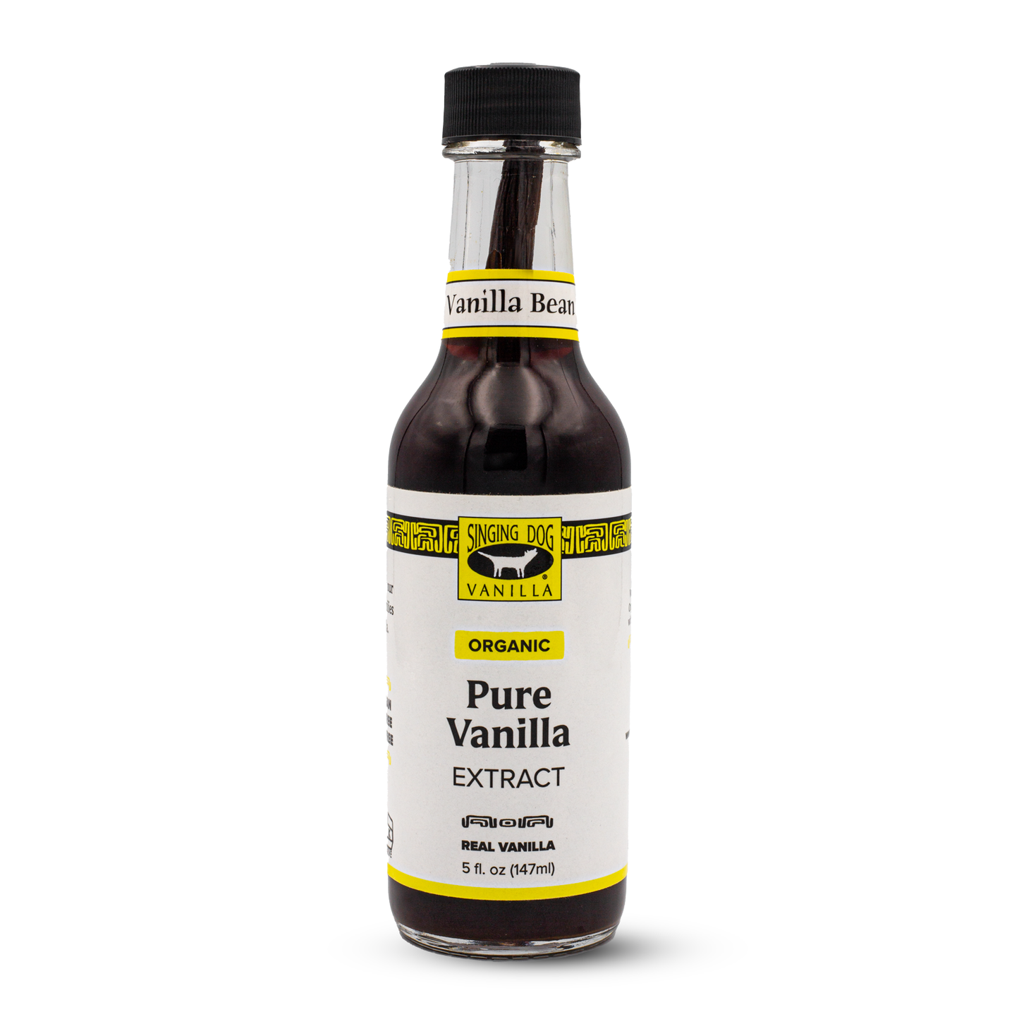 Vanilla Extract, Pure, Whole Vanilla Bean Inside, Organic