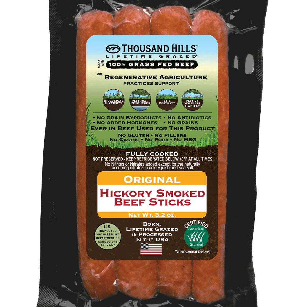 Beef Sticks, Uncured, Original