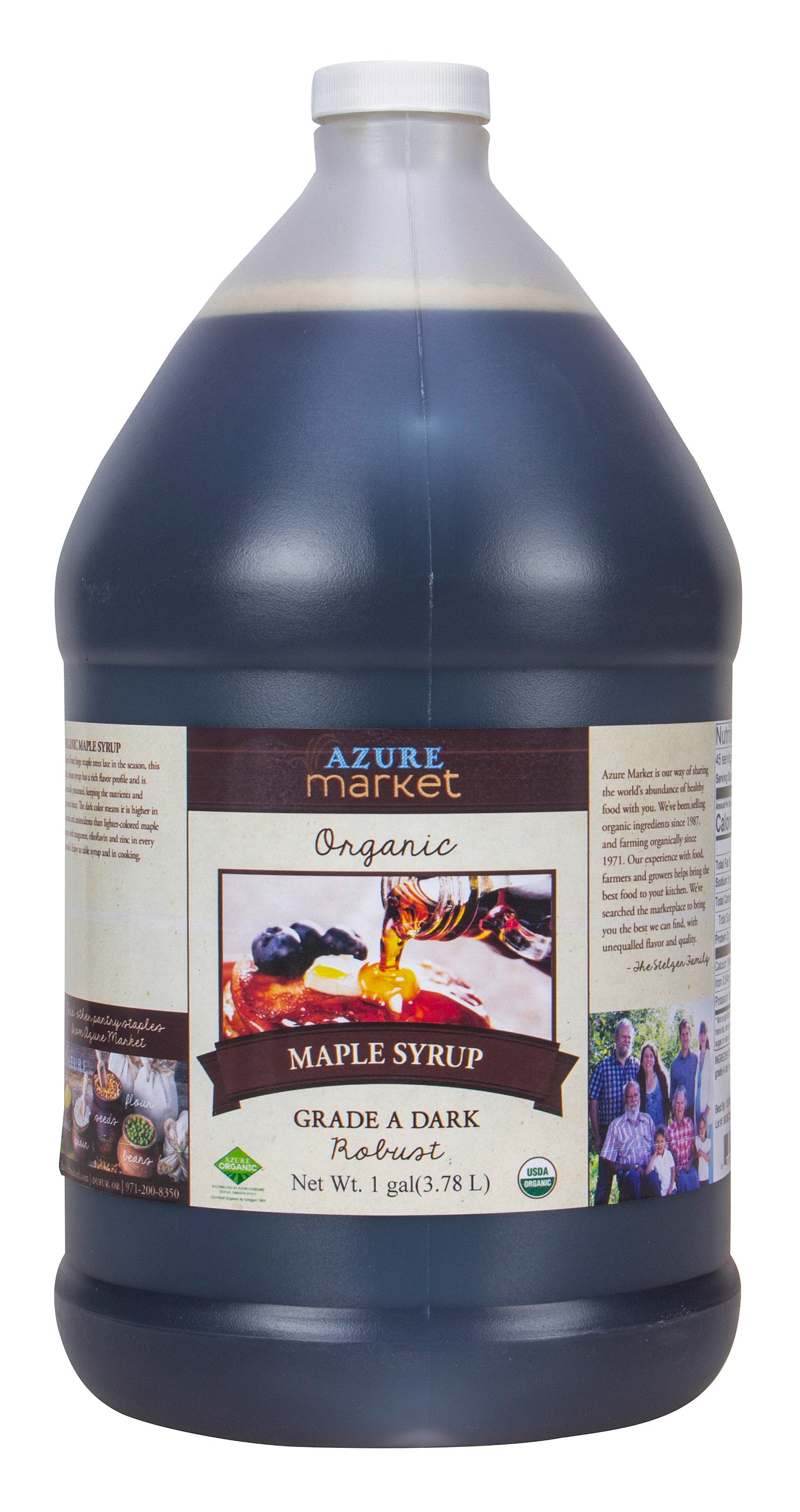 Maple Syrup, Grade A Dark Robust, Organic