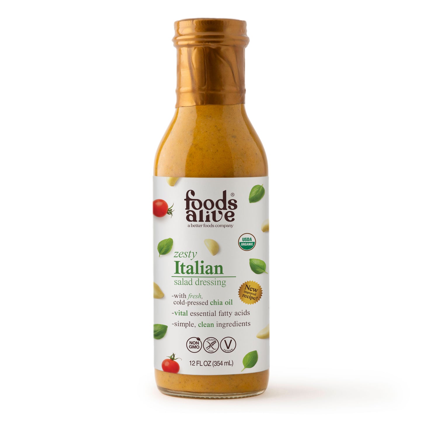 Zesty Italian, Superfood Dressing, Organic