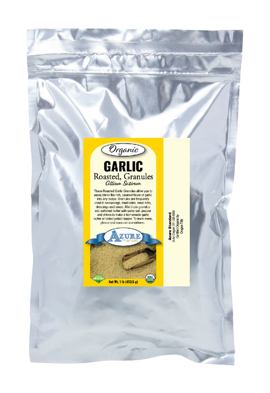 Garlic Roasted, Granules, Organic