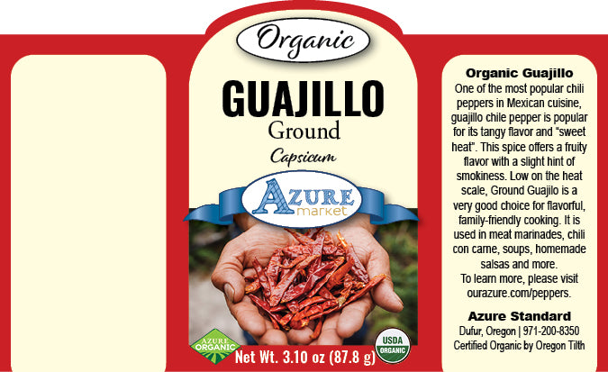Guajillo, Ground, Organic