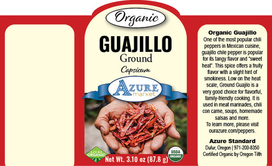 Guajillo, Ground, Organic