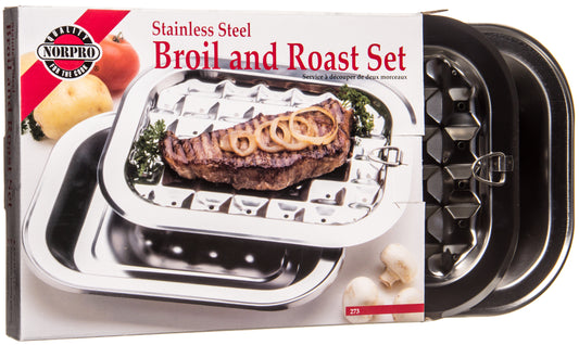 Broiling Pan, Stainless Steel