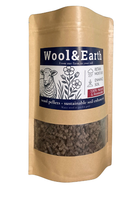 Wool Pellets, Moisture Retention Soil Amendment