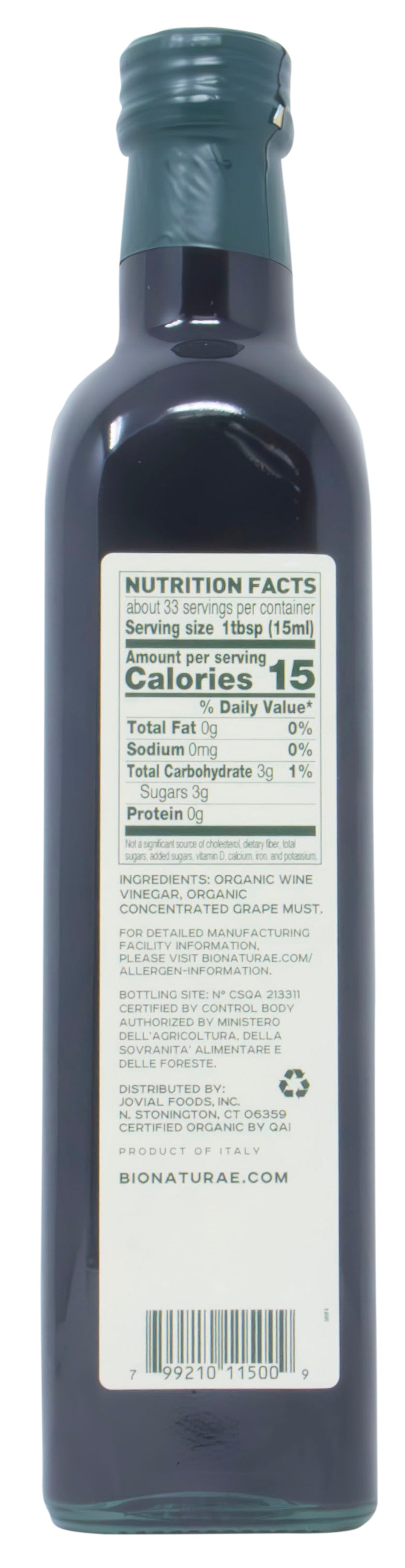 Balsamic Vinegar, Organic