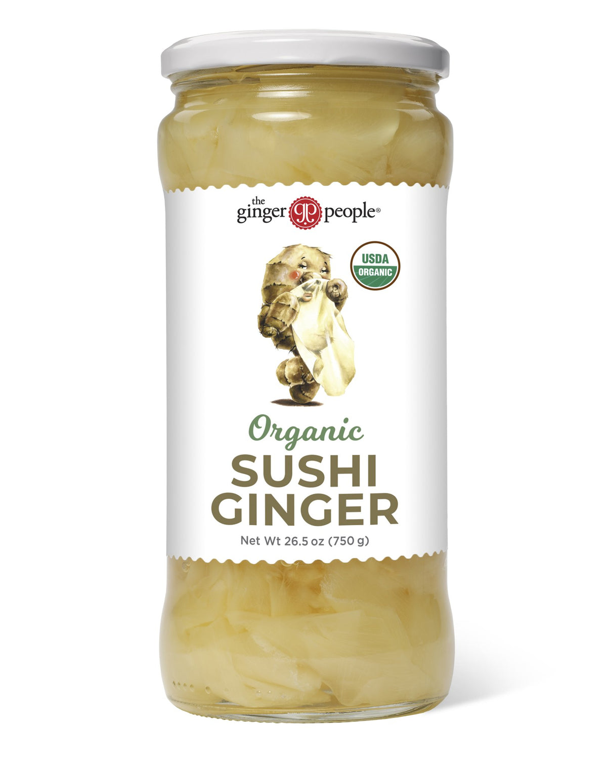 Natural Pickled Sushi Ginger, Organic