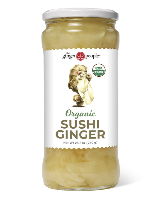 Natural Pickled Sushi Ginger, Organic