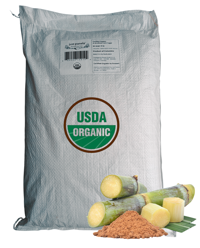 Cane Sugar, Unrefined, Organic