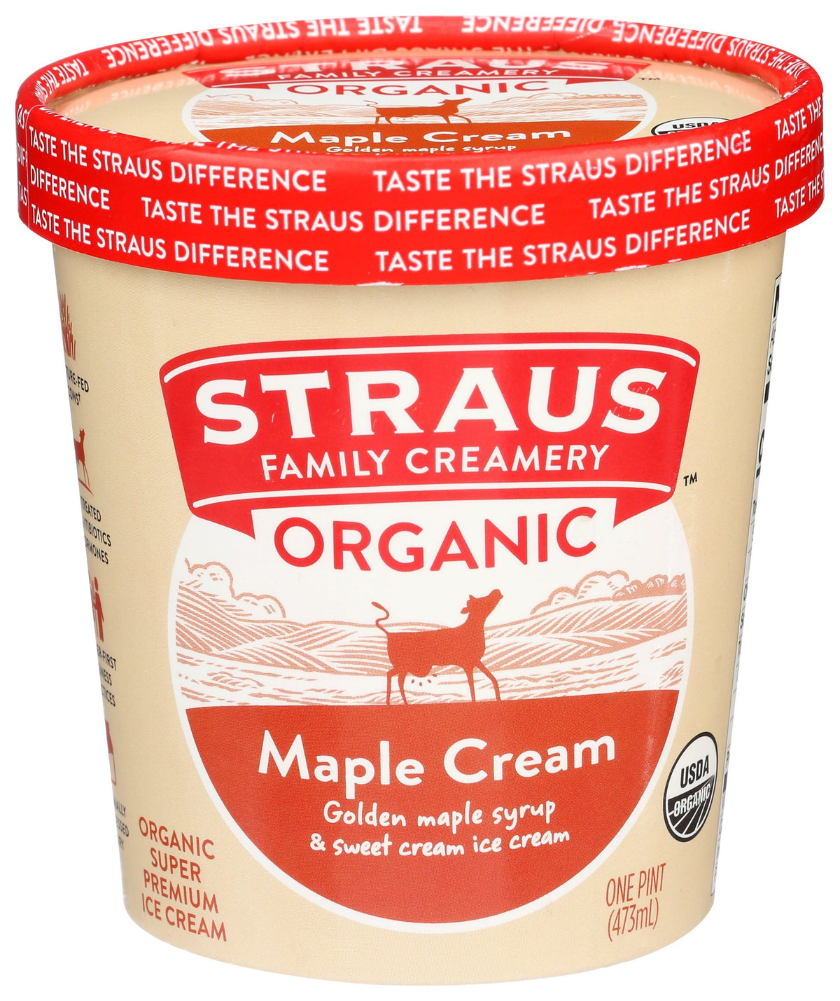 Ice Cream, Maple Cream, Organic