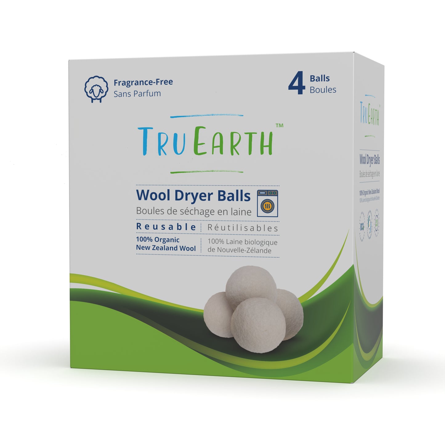 Wool Dryer Balls (Set of 4)