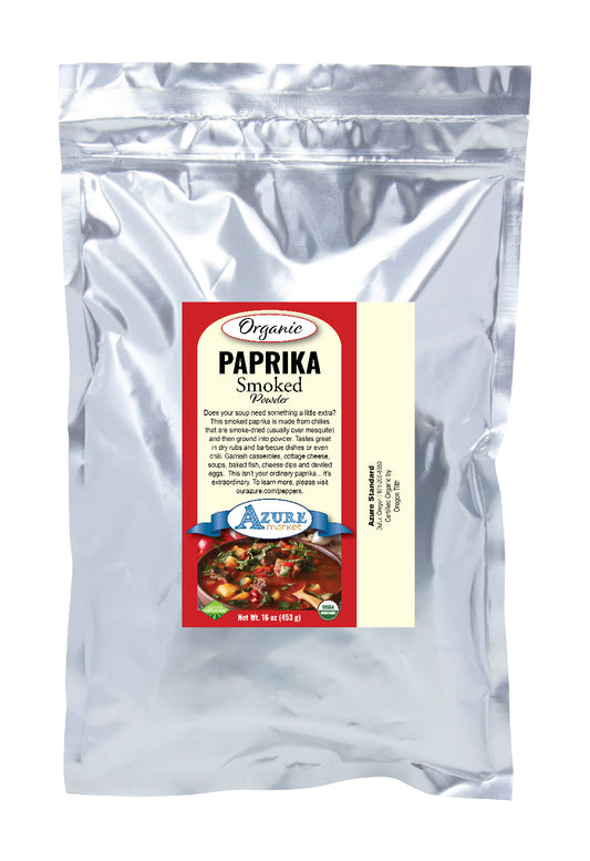 Paprika Powder, Smoked, Organic