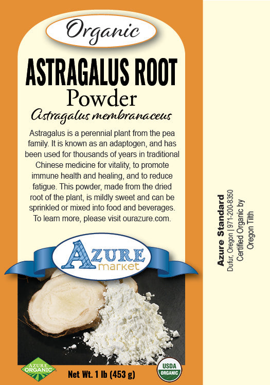 Astragalus Root, Powder, Organic