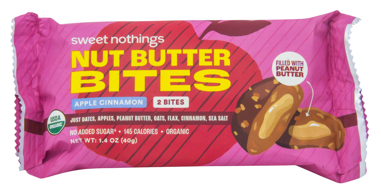 Nut Butter Bites, Apple Cinnamon, Organic