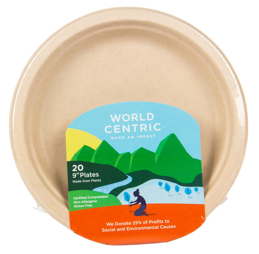 Plates, Compostable, 9 in