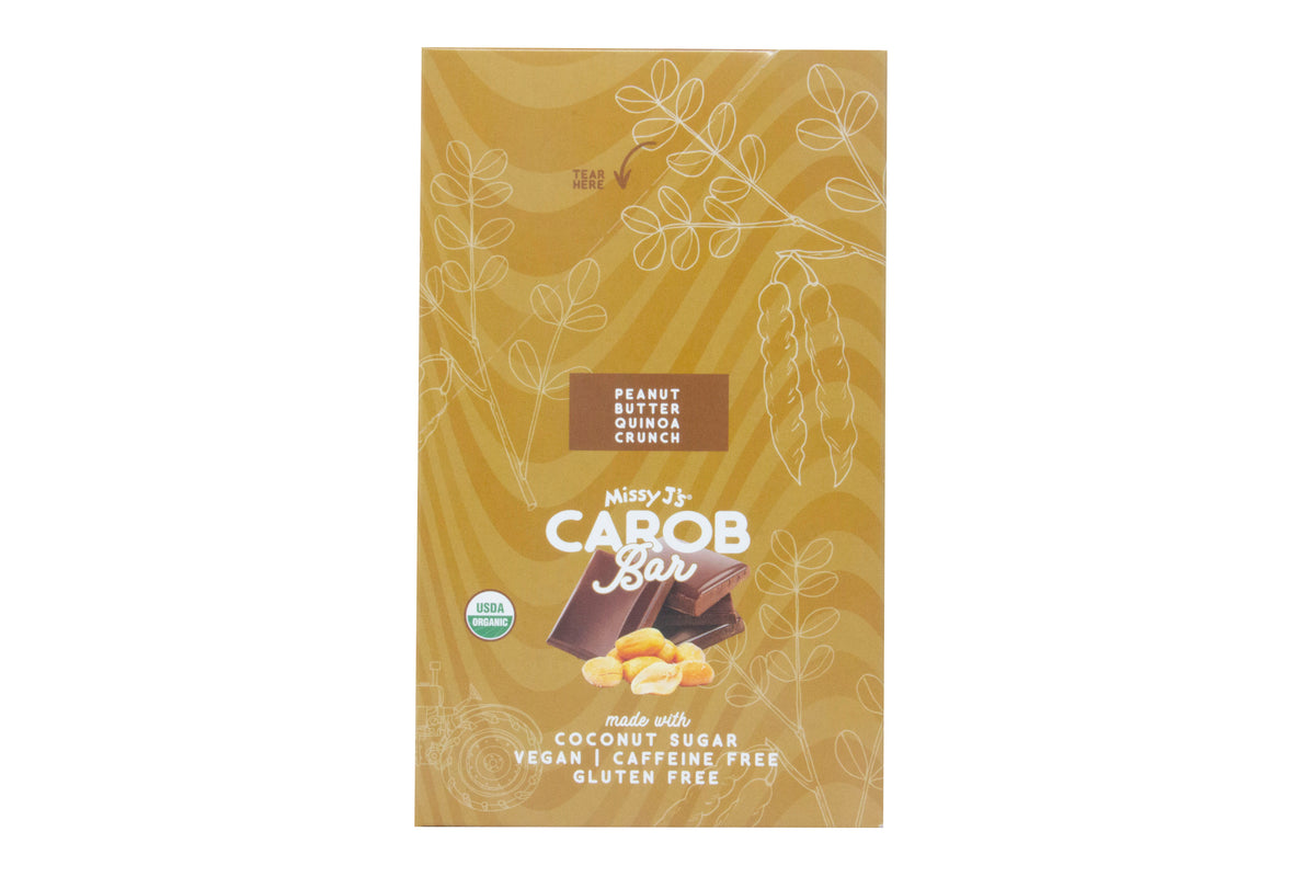Carob Candy Bar, Peanut Butter Qunioa Crunch, Organic