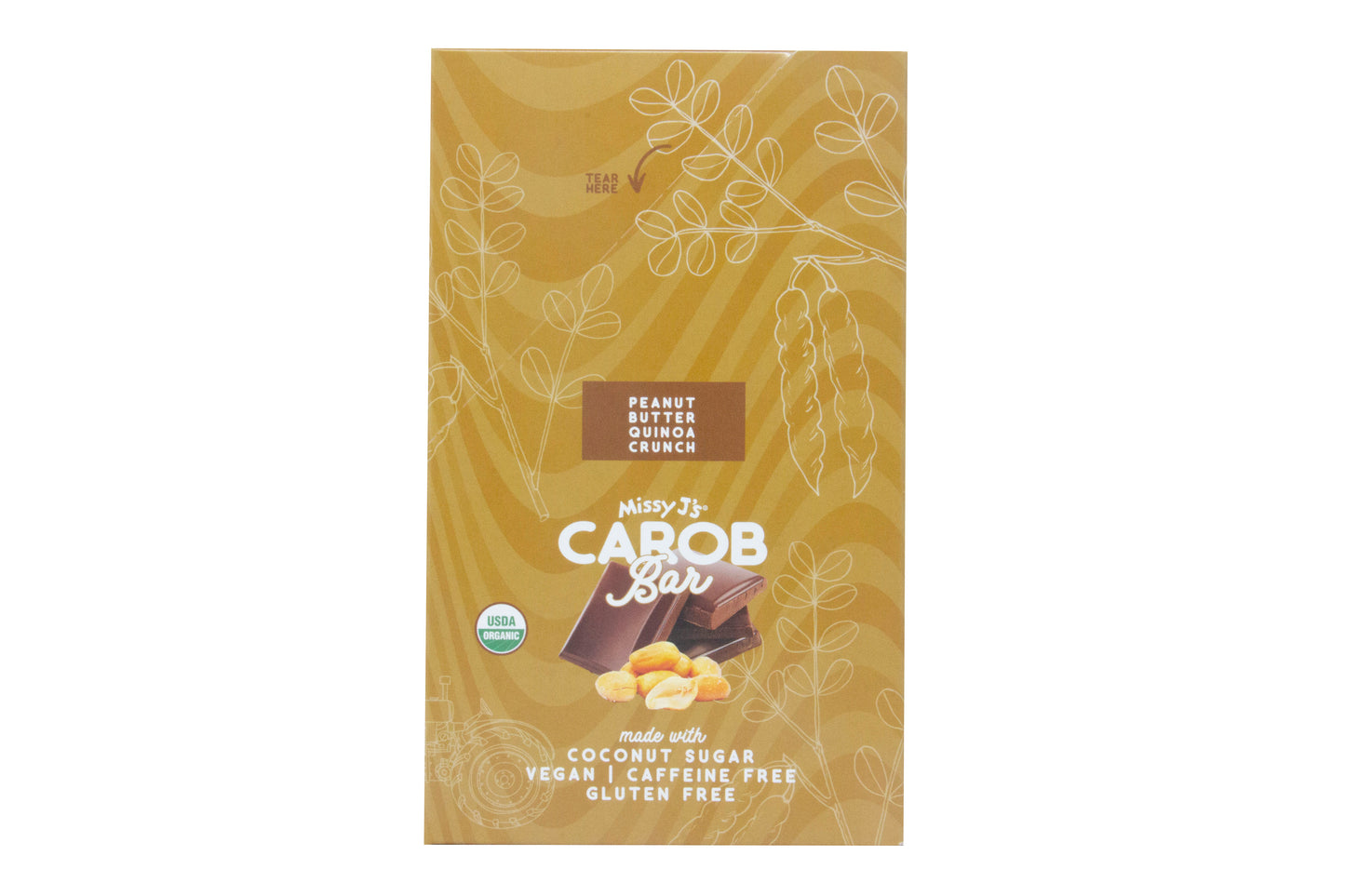 Carob Candy Bar, Peanut Butter Qunioa Crunch, Organic