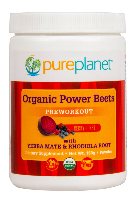 Power Beets, Pre-Workout, Berry Burst, Organic