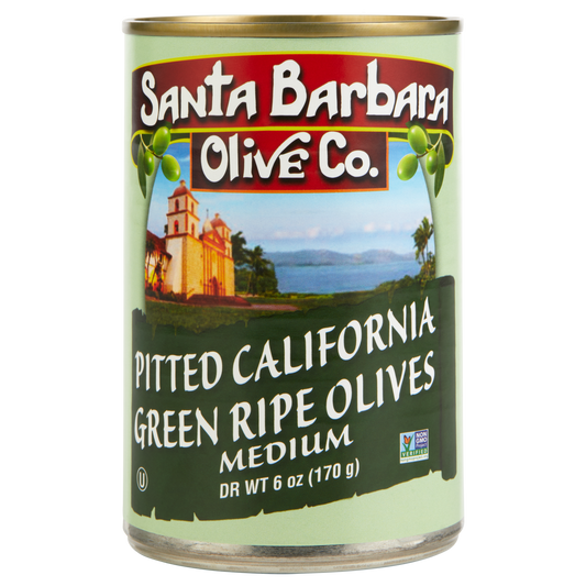 @Green Ripe Olives, Pitted, Medium