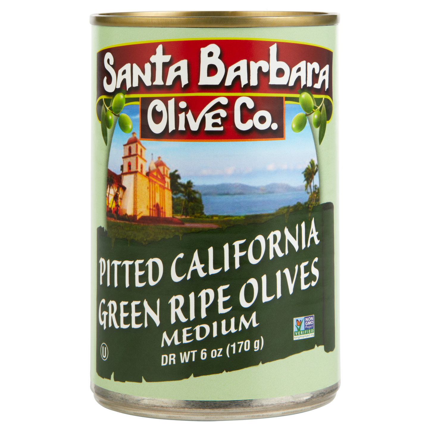@Green Ripe Olives, Pitted, Medium