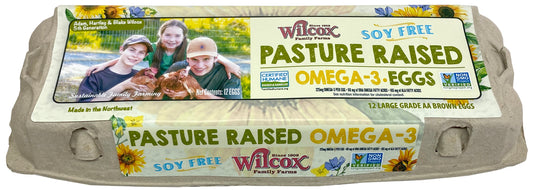 Eggs, Pasture Raised, Omega-3 Large Brown, Non GMO