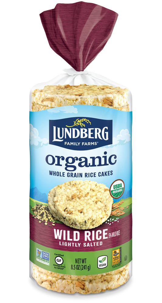 Rice Cakes, Wild, Salted, Organic, Gluten Free