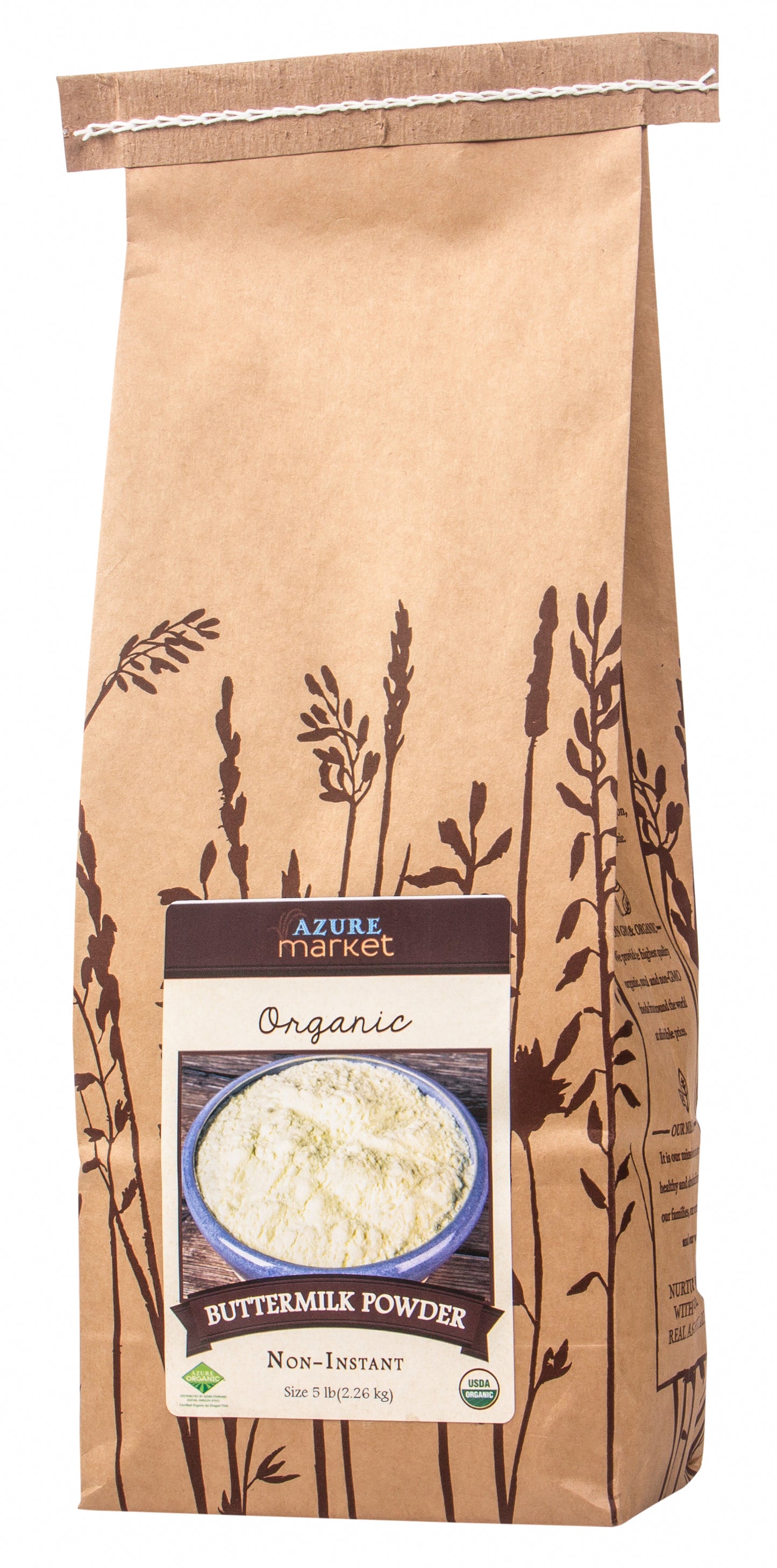 Buttermilk Powder, Non-Instant, Organic