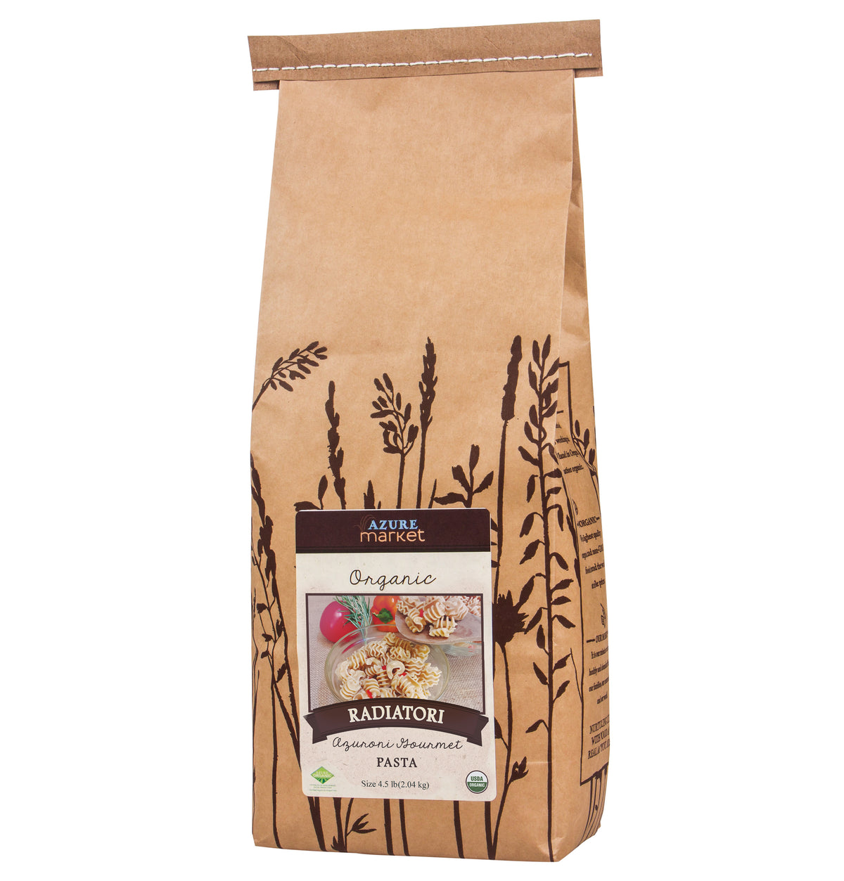 Radiatori Azuroni Gourmet Pasta, Organic