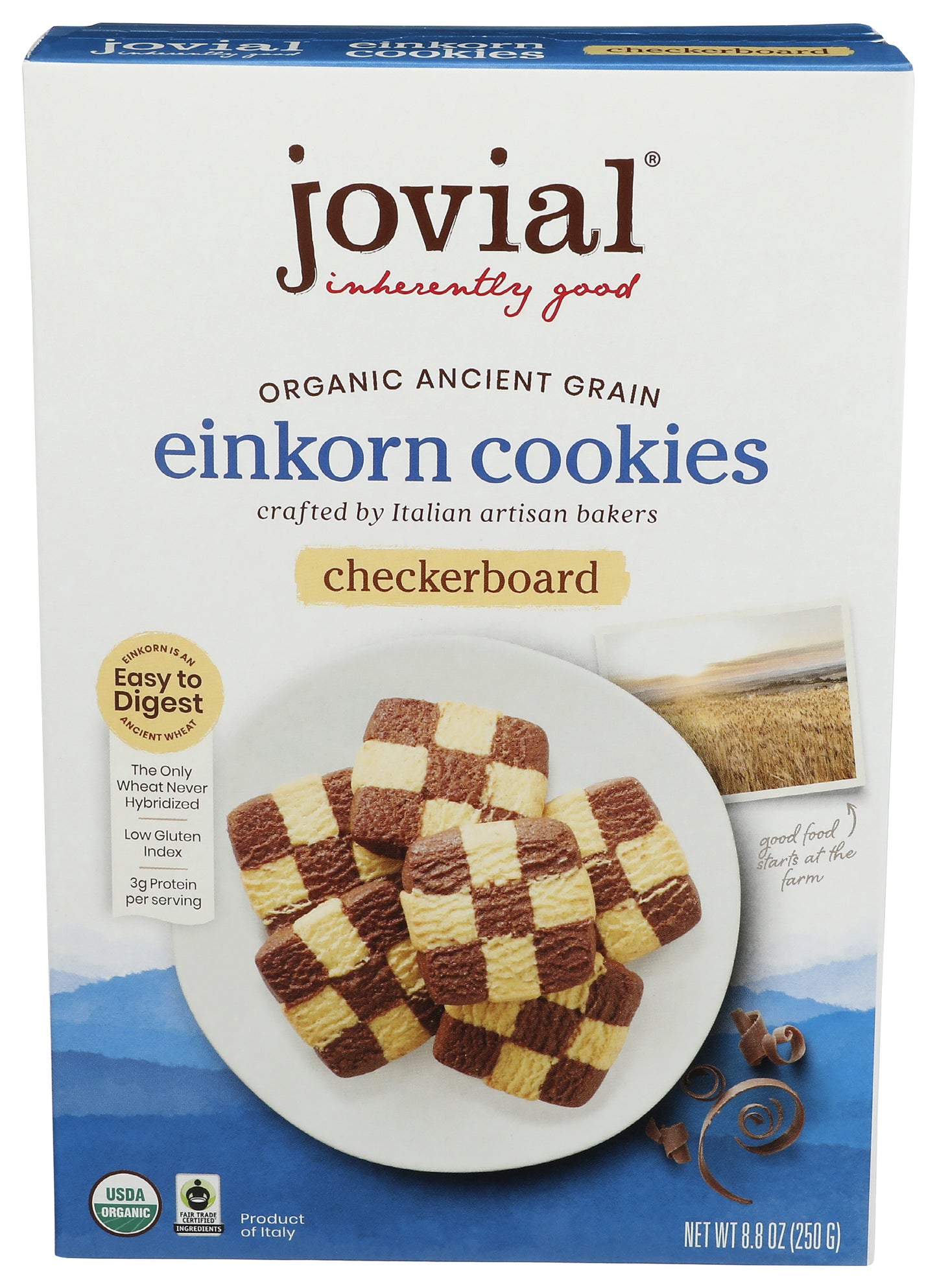 Cookies, Einkorn, Checkerboard, Organic