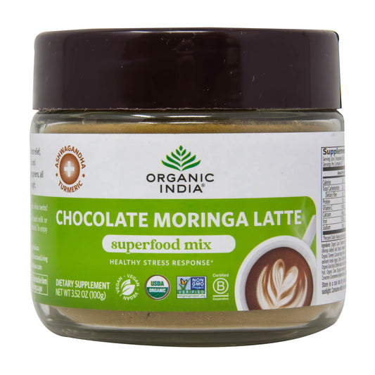 Chocolate Moringa Latte, Superfood Mix, Organic