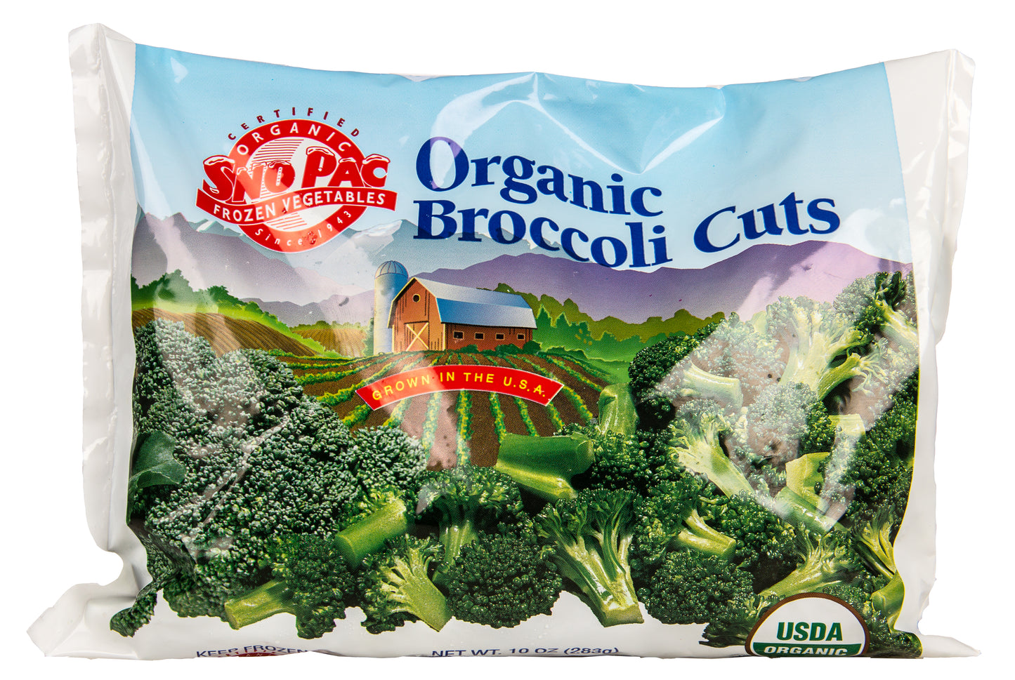 Broccoli, Cut, Frozen, Organic