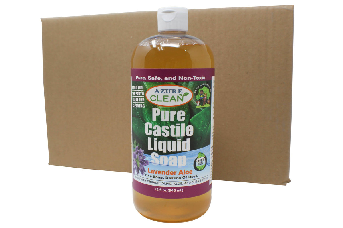 Castile Liquid Soap, Pure, Lavender Aloe, Organic
