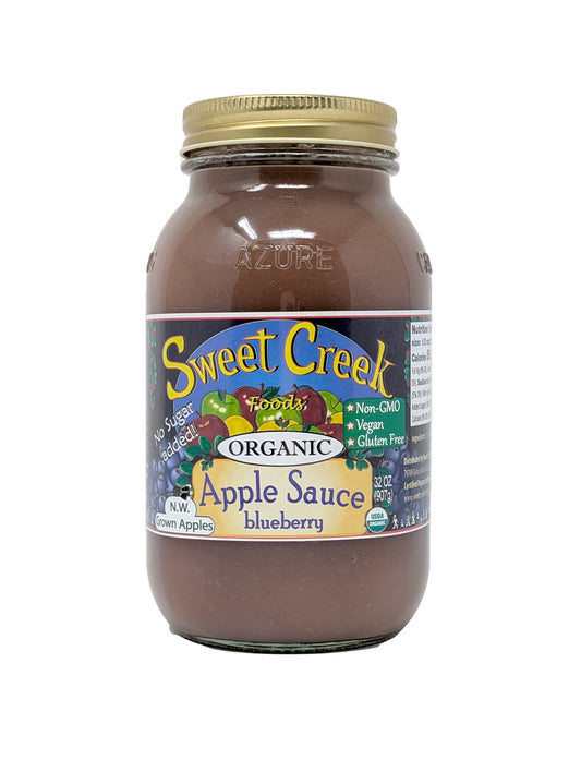 Apple Sauce, Blueberry, Organic