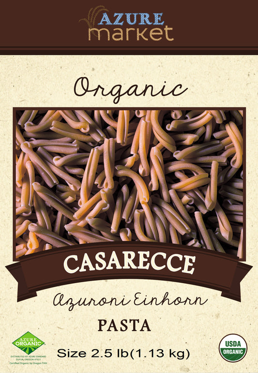 Casarecce Azuroni Einkorn Pasta, Organic