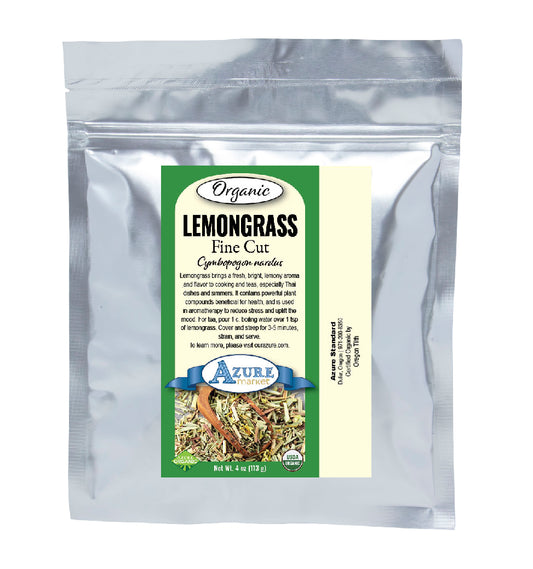 Lemongrass, Fine Cut, Organic