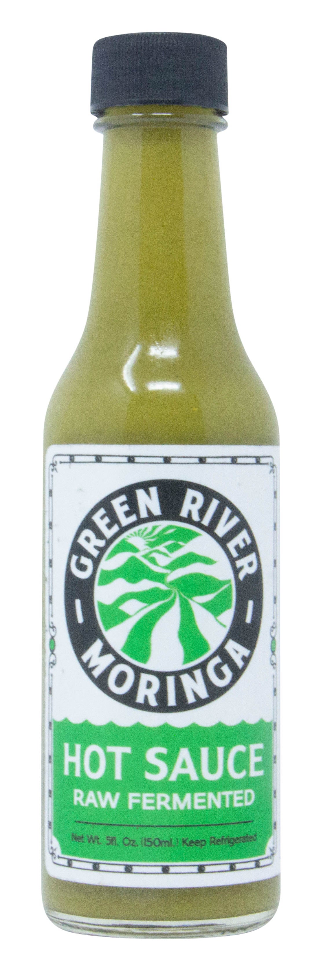 Hot Sauce, Green River Moringa, Raw Fermented