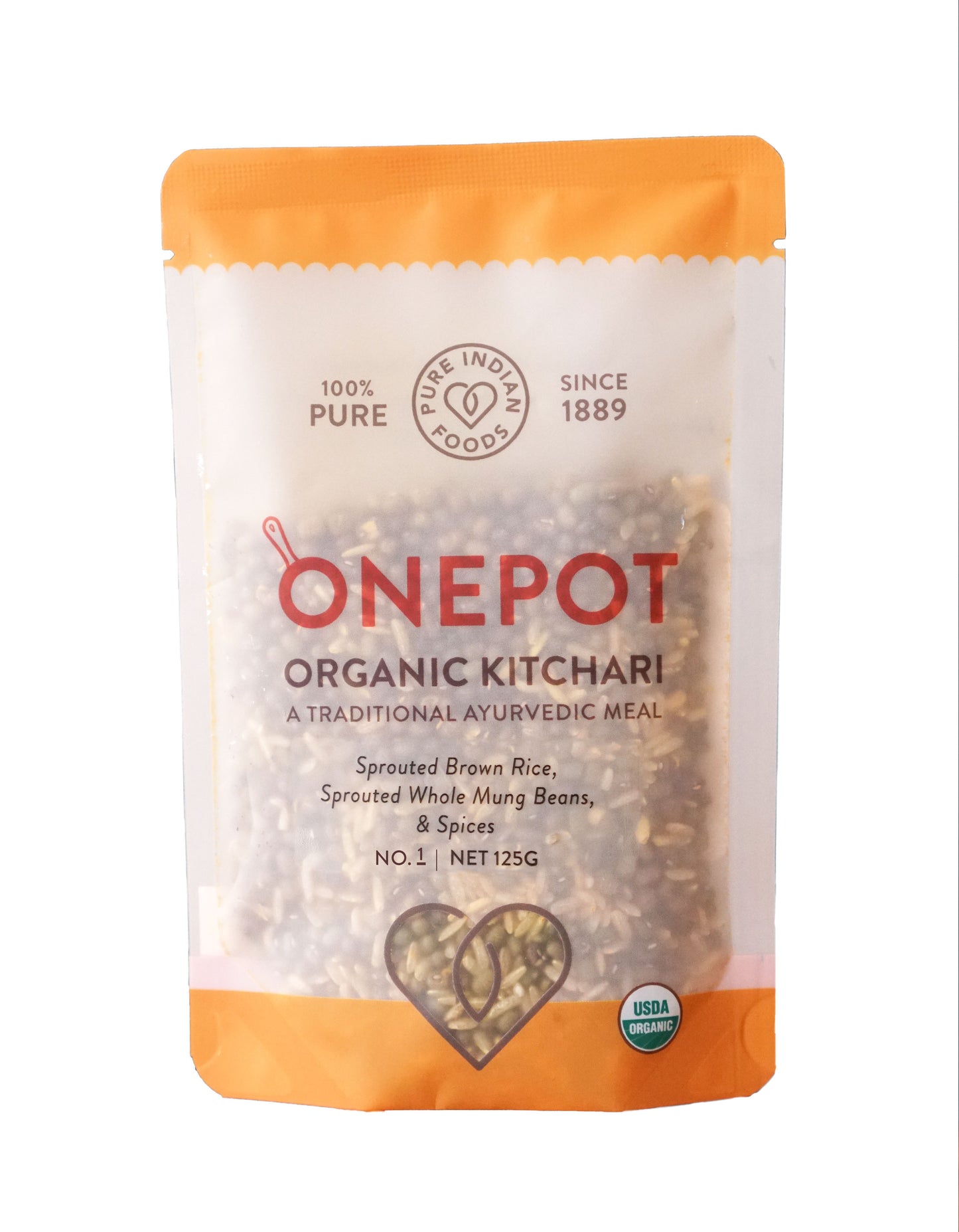 Kitchari, Sprouted, Brown Rice & Mung Bean, Organic