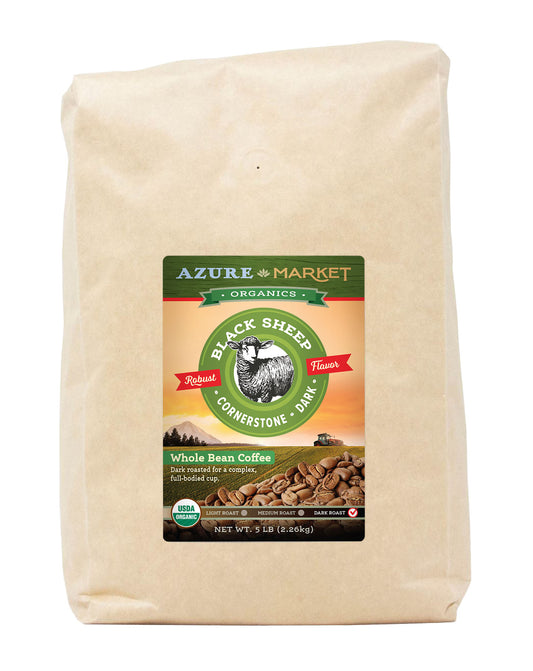 Coffee Whole Bean, Cornerstone Dark Roast, Organic