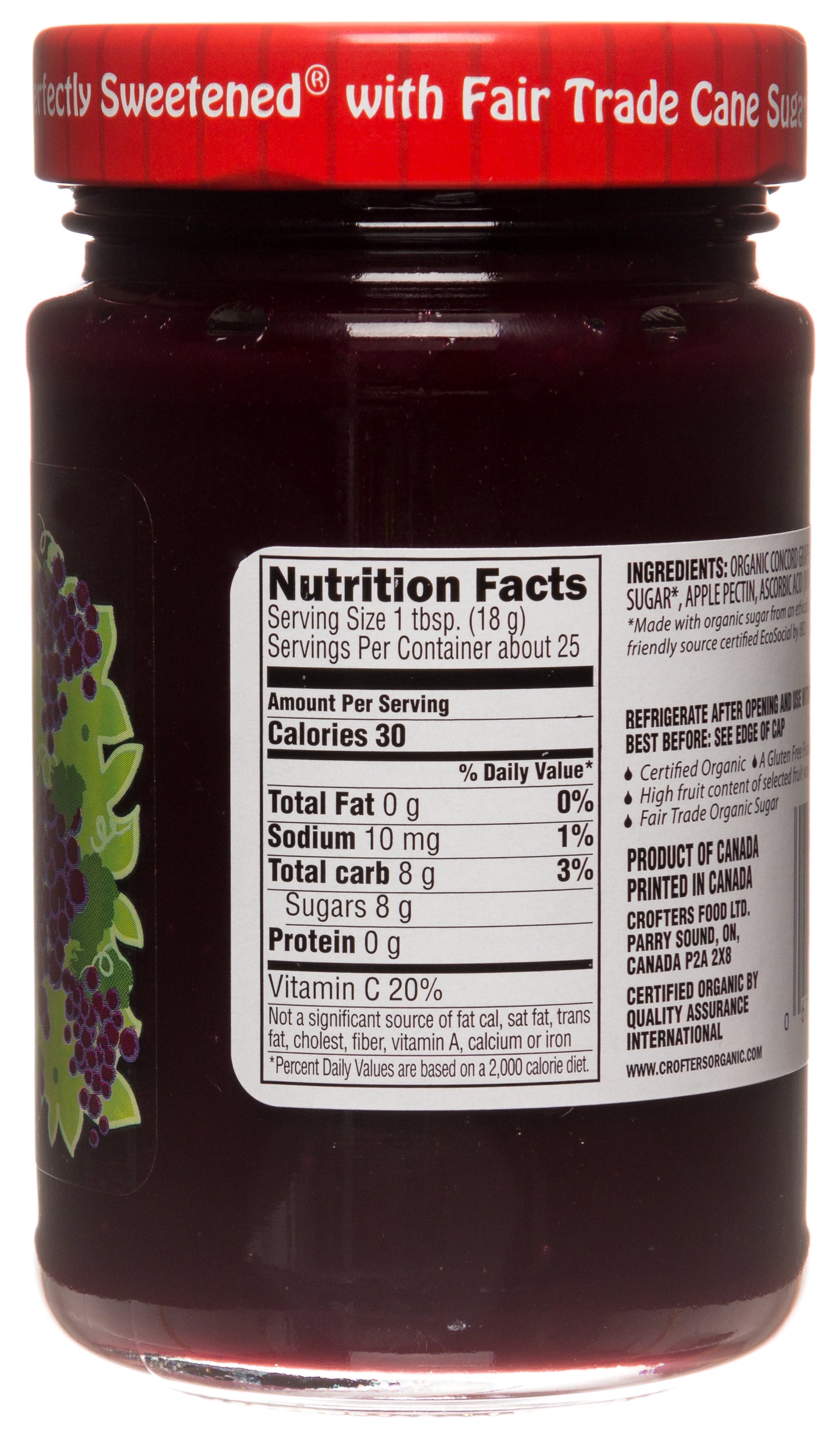 Concord Grape Premium Spread, Organic