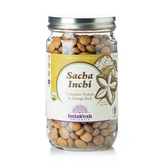 Sacha Inchi Nuts, Roasted & Salted, Organic