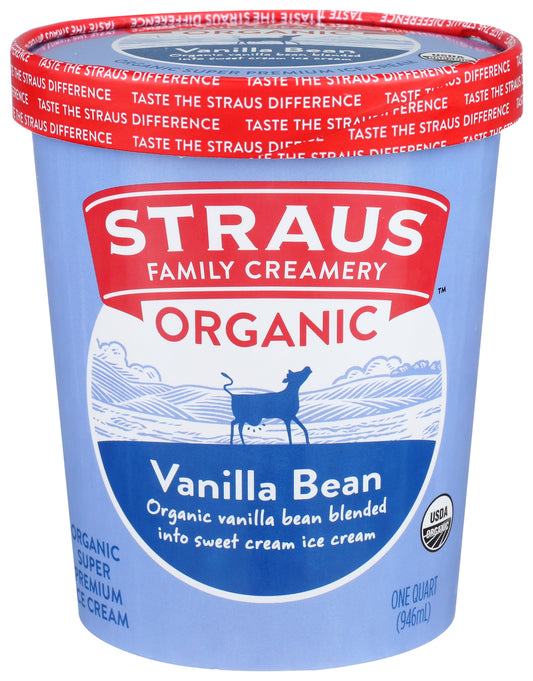 Ice Cream, Vanilla Bean, Organic