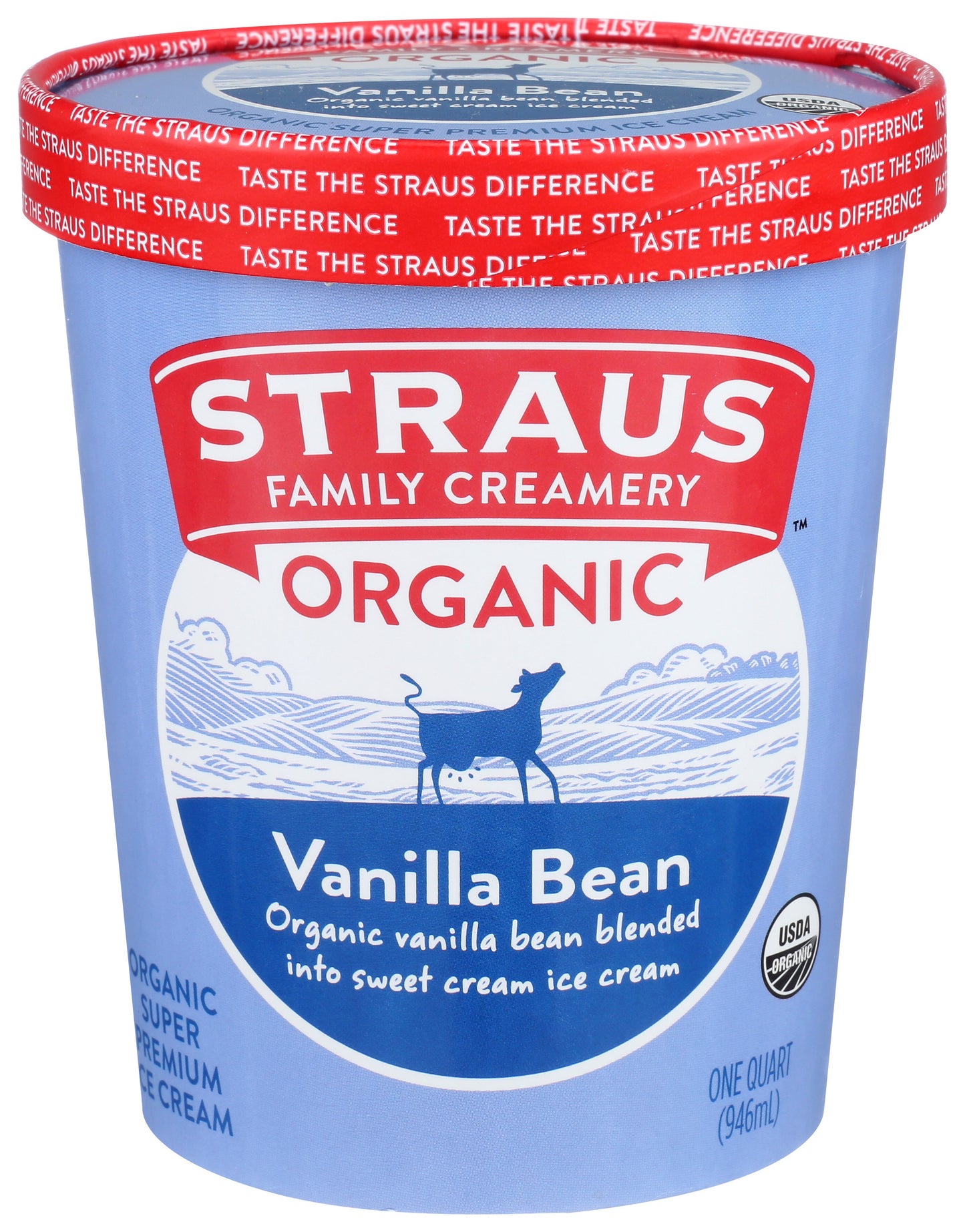 Ice Cream, Vanilla Bean, Organic