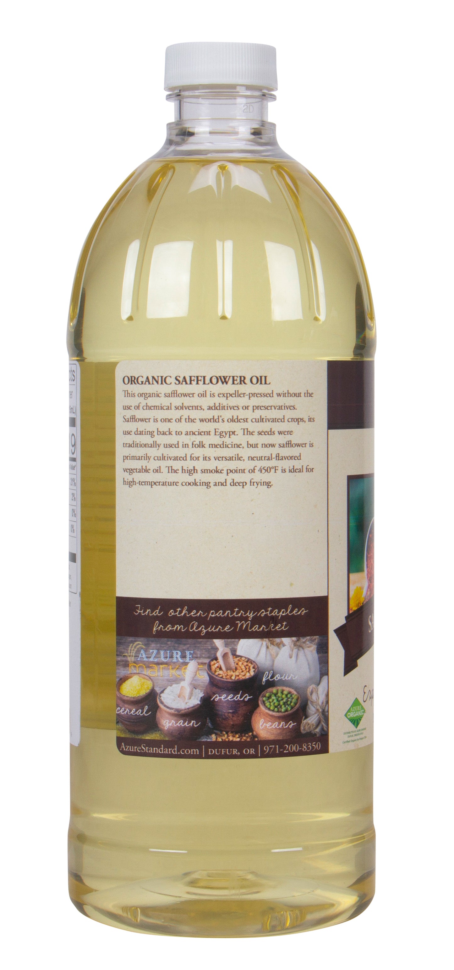 Safflower Oil, Expeller Pressed, High Oleic, Organic