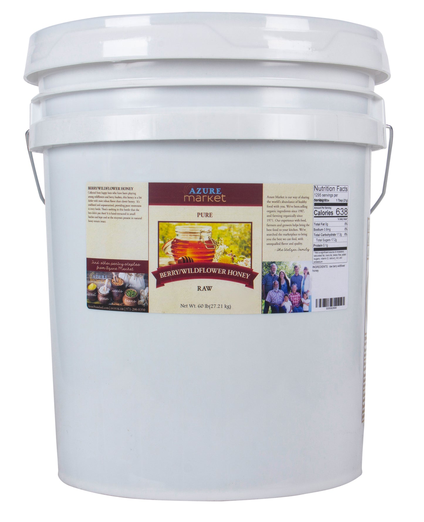 Honey, Raw, Berry/Wildflower