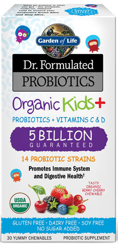 Dr. Formulated Probiotics, Kids +, Organic