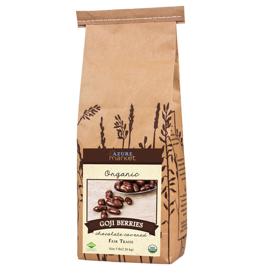 Goji Berries, Dark Chocolate Covered, Organic, Fair Trade