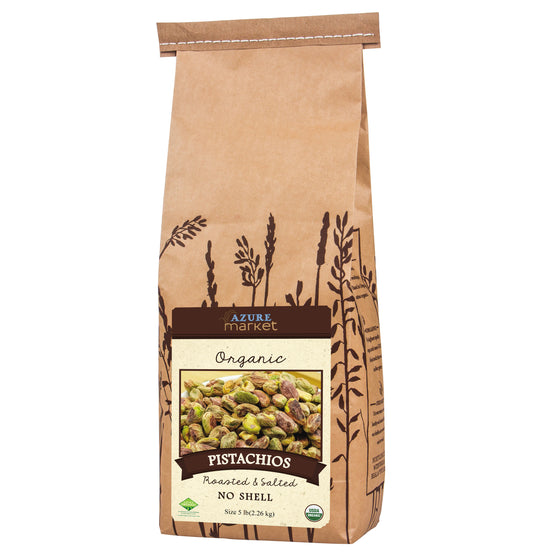 Pistachios Roasted & Salted No Shell, Organic