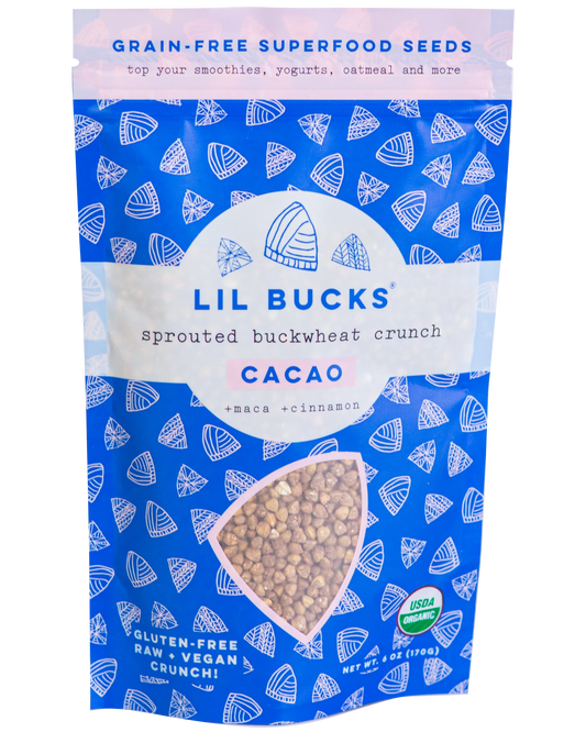 Sprouted Buckwheat Crunch, Cacao, Organic