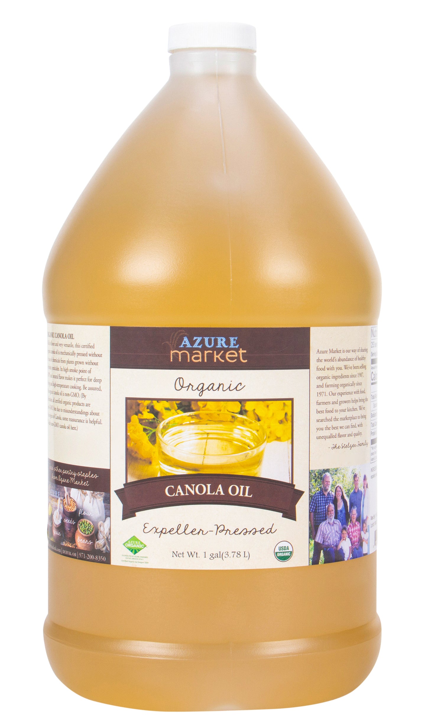 Canola Oil, Expeller Pressed, Organic