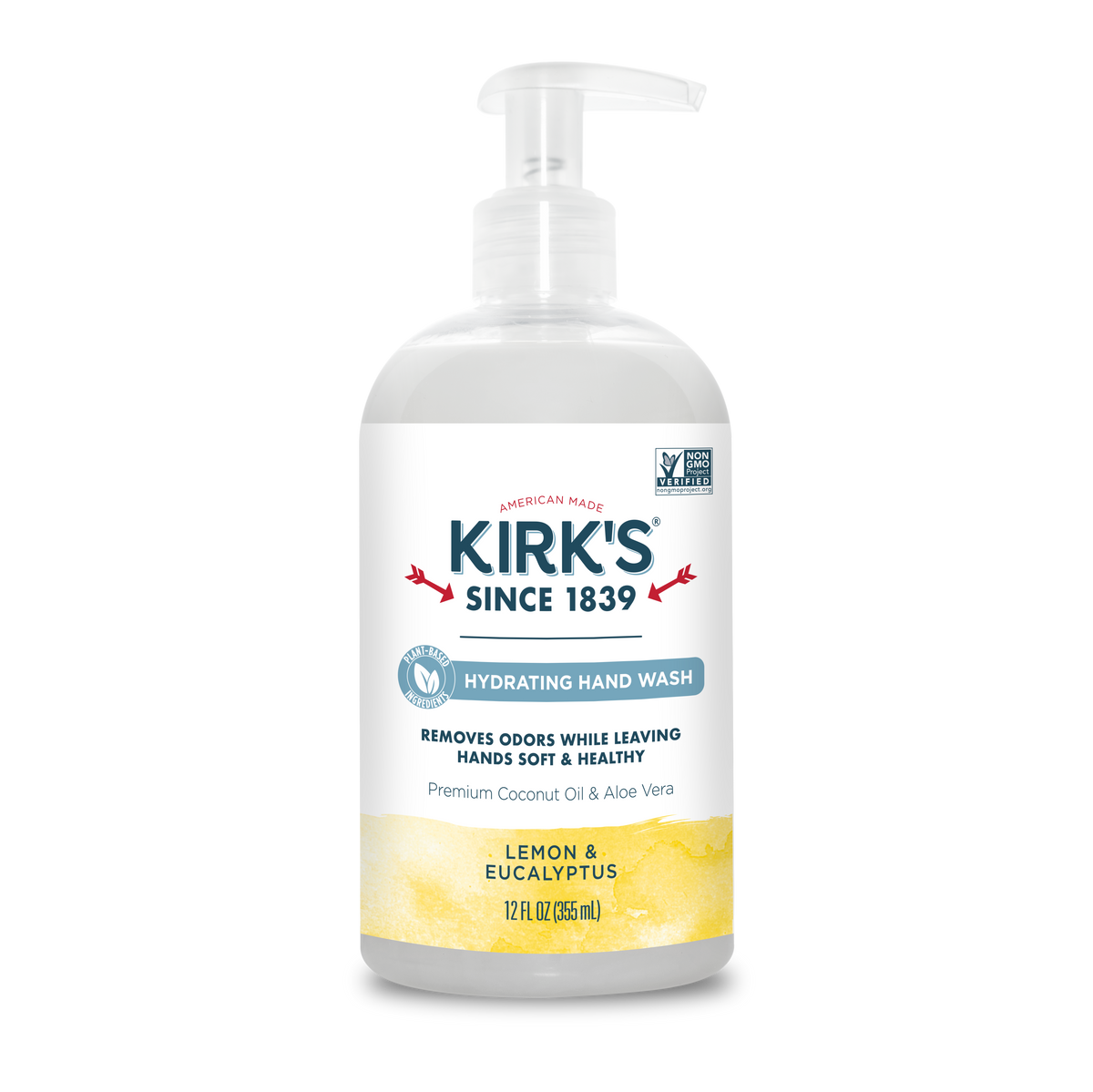 Hand Soap, Hydrating & Odor Neutralizing, Lemon & Eucalyptus